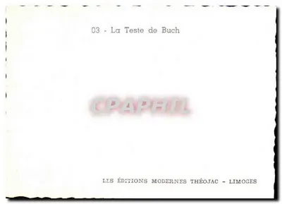 La Teste de Buch — Porto de pesca — Edições Modernas Théojac, Limoges, n°03 — Verso