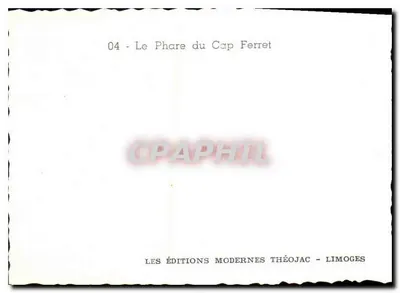 Farol do Cabo Ferret — Éditions Modernes Théojac — n°04 — Verso