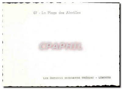 De Strand van de Abatilles — Limoges — Modernes Edities Théojac — Achterkant