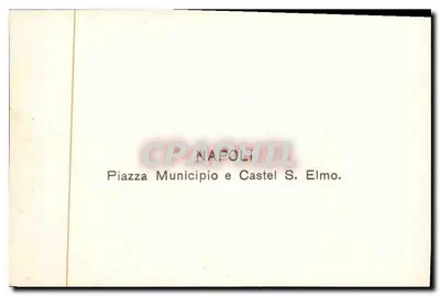 Naples — Piazza Municipio i Castel S. Elmo — CPAPLITL — Rewers