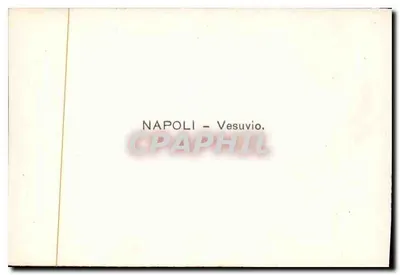Wulkan Vesuvius — erupcja — Rewers