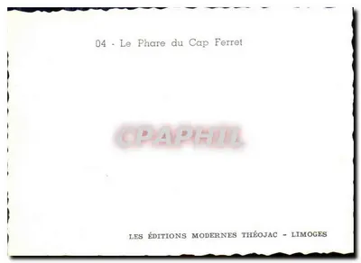 O Farol do Cap Ferret — edições Thééojac — n°04 — Verso