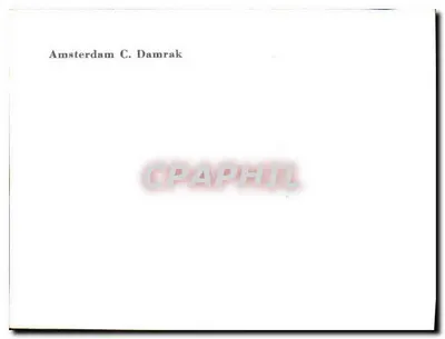 Amsterdã - C. Damrak — editor não visível, número de série não visível — Verso
