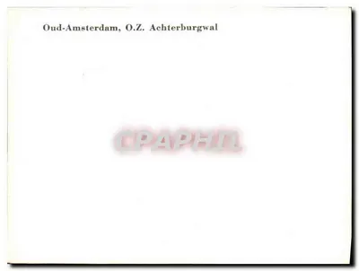 Oud-Amsterdam — O.Z. Achterburgwal — Verso