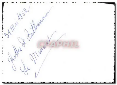 Jaskinie Bétharram — widok nocny formacji skalnej — Le Minacat, nr 8 — Rewers