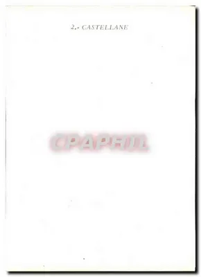 Castellane — widok skały z kościołem i centralnym zabytkiem — Haute Provence — Rewers