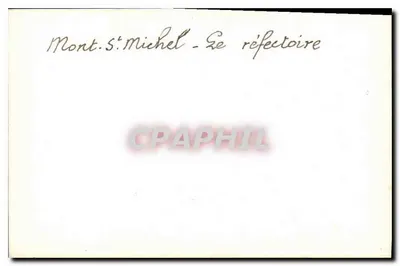 Monte-Sant-Michel — Il refettorio — Verso