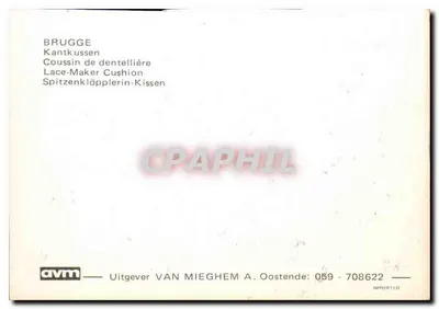 Kantwerkplaats — Brugge — uitgever VAN MIEGHEM A. Oostende — Achterkant