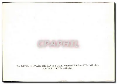 Notre-Dame de la Belle Verrière — Aniole — XIII wiek — Rewers