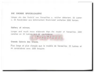 Wielka Galeria Szkła — Versailles — Rewers