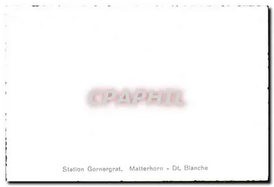 Stacja Gornergrat — Matterhorn — numer serii nie widoczny — Rewers