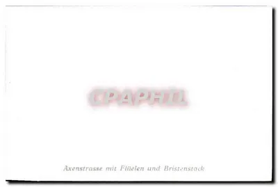 Axenstrasse com Flüelen e Bristenstock — Verso