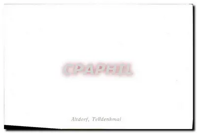Altdorf, pomnik Wilhelma Tell — numer serii nieczytelny — Rewers