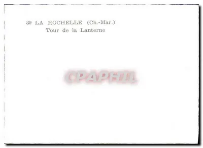La Rochelle — Torre da Lanterna — n°89 — Verso