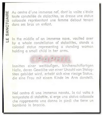 Il Santuario — Grotta della Vergine — Verso