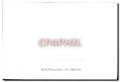 Schaffhausen com Munot — vista do castelo e do restaurante Schmaltzphor — editor não visível — Verso