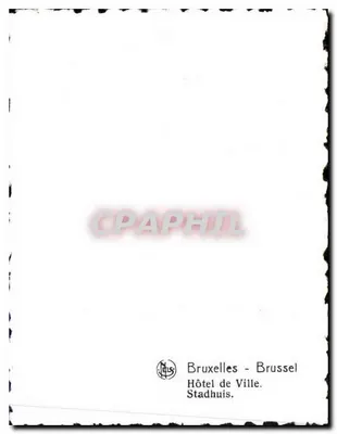 Ayuntamiento de Bruselas — vista panorámica — n° 105 — Reverso