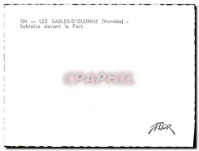 Sablaïse przed portem — Les Sables-d'Olonne (Vendée) — n°104 — Rewers
