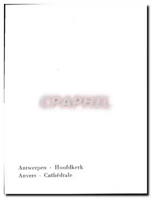Antwerpen — Katedra — widok panoramiczny — Graphil — Rewers