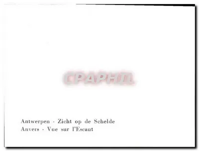 Anvers - Widok na rzekę Scheldę — Rewers
