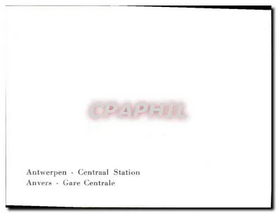 Antwerpen - Estação Central — Verso