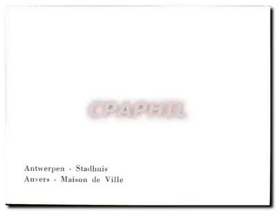 Antwerpen - Stadhuis — Verso