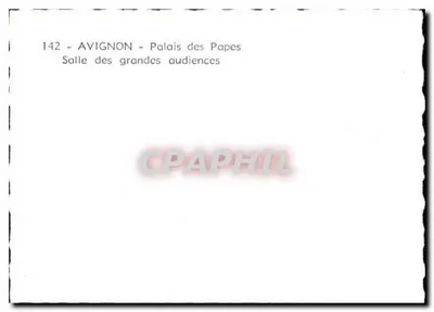 Avignon — Palácio dos Papas — Sala das grandes audiências — n°142 — Verso