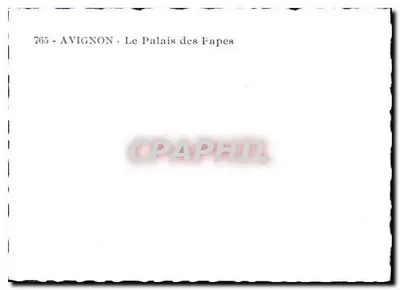 Avignon — Il Palazzo dei Papi — 765 — Verso