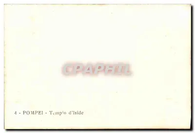 Pompéia - Templo de Ísis — n°4 — Verso