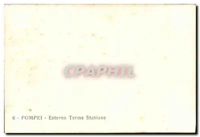 Pompeii — Buitenkant van de Stabiaanse Baden — Achterkant