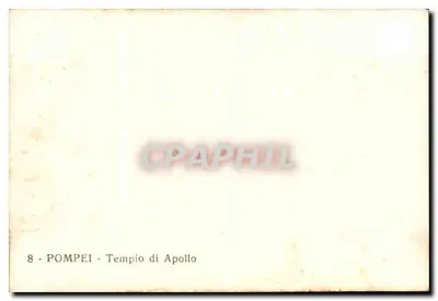 Pompej - Świątynia Apolona — n°8 — Rewers