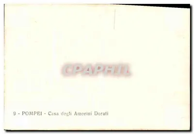 Pompeï - Dom z Złotymi Aniołami — n°9 — Rewers