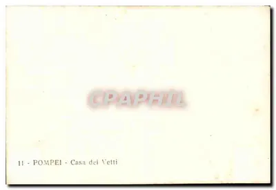 Pompei - Casa dei Vetti — n° 11 — Verso