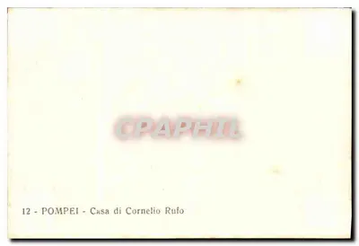 Pompeia — Casa de Cornélius Rufo — editor desconhecido, n° 12 — Verso