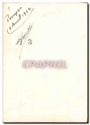Portal antigo em Rangy — Rangy — datado 15 de abril de 1933 — Verso