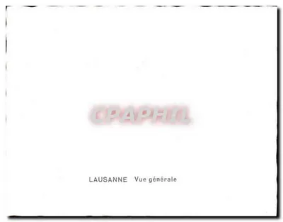 Lausanne — Vista geral — Verso