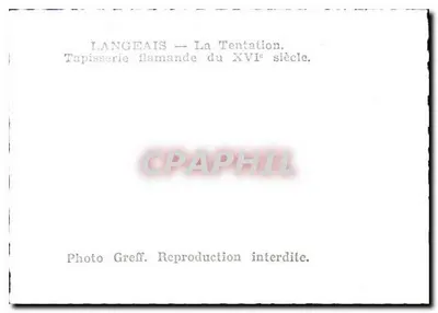 Zaklęcie — Flandryjska tapiseria z XVI wieku — Fot. Greff — Rewers