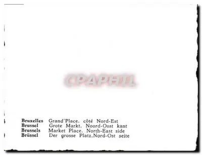 Bruxelas - Grand'Place, lado Nordeste — Verso