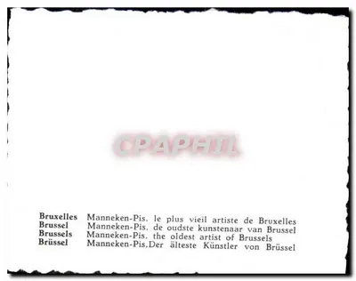 Manneken-Pis — najstarszy artysta Brukseli — — Rewers