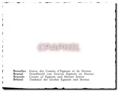Bruksel - Statua książąt Egmonta i Hornes — Rewers