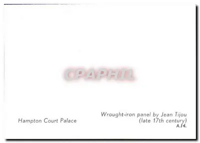Drzwi żelazne — Hampton Court Palace — A.14 — Rewers