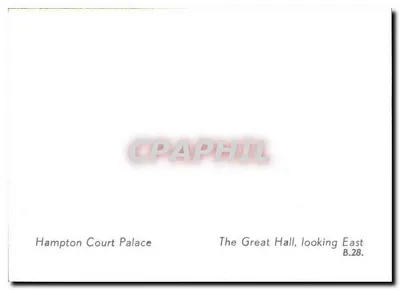 Palácio de Hampton Court — A Grande Sala, olhando para o Leste — B.28 — Verso