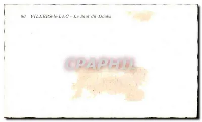 Villers-le-Lac — O Saout do Doubs — 66 — Verso