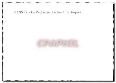 CANNES - La Croisette — W tle: Suquet — Rewers