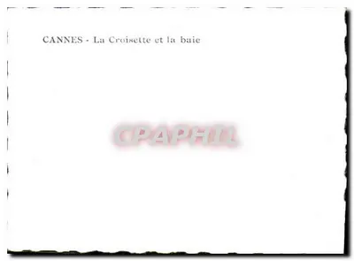 CANNES - Widok na Croisette i zatokę — Rewers