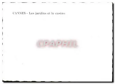 CANNES - Ogrody i kasyno — Rewers