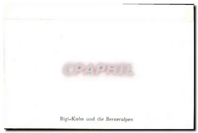 Rigi-Kulm e as Alpes Bernais — Verso