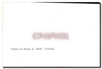 Tofana di Rozes — cumbre de 3241 m — Cortina — Reverso