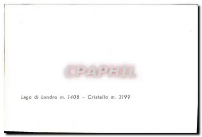Lago di Landro — vue du Cristallo — éditeur CPAPHIL, n° 1408 — Reverso