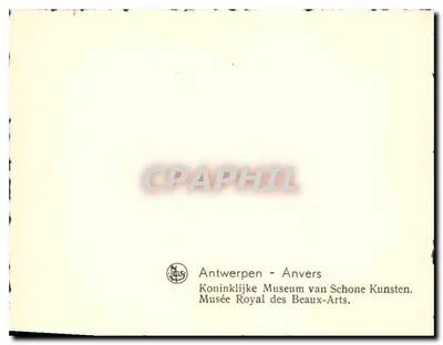 Antwerpen - Anvers — Museu Real das Belas-Artes — Verso